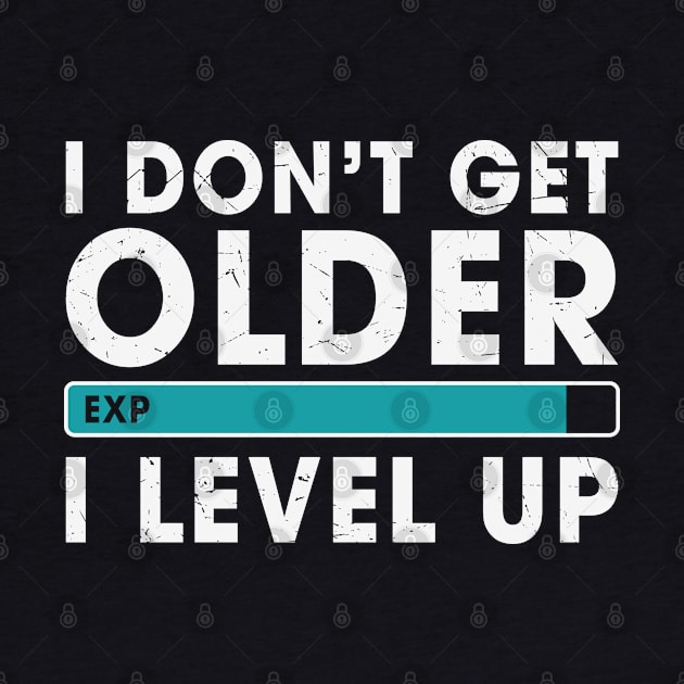 Funny Video Gamer Birthday Gift For Him Her I don't Get Older I level Up by BadDesignCo